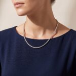 Wit gouden collier