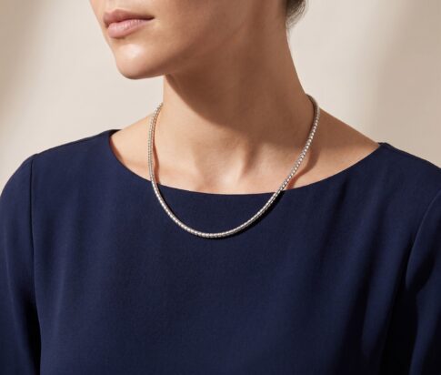 Wit gouden collier