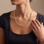 Bicolor goud collier