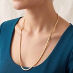 Gouden collier 42 cm