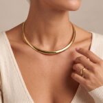 Gouden Omega collier