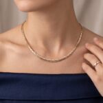 Bicolor gouden collier