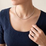 Christian 14 karaat wit gouden collier