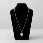14 karaat gouden collier met hanger