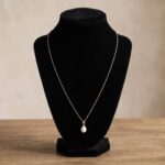 Bicolor collier met parel hanger