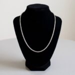 Christian 14 karaat wit gouden collier