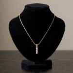 Christian gouden collier en hanger met diamanten