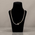 Bicolor gouden diamanten collier
