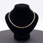 Christian bicolor gouden collier