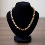 Gouden jasseron collier