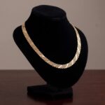 Bicolor goud collier