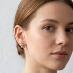 Christian bicolor oorbellen met diamanten