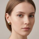 18 karaat gouden oorbellen met diamanten