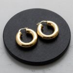 Geel goud oorbellen