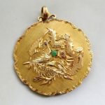 18 karaat gouden hanger Japans model