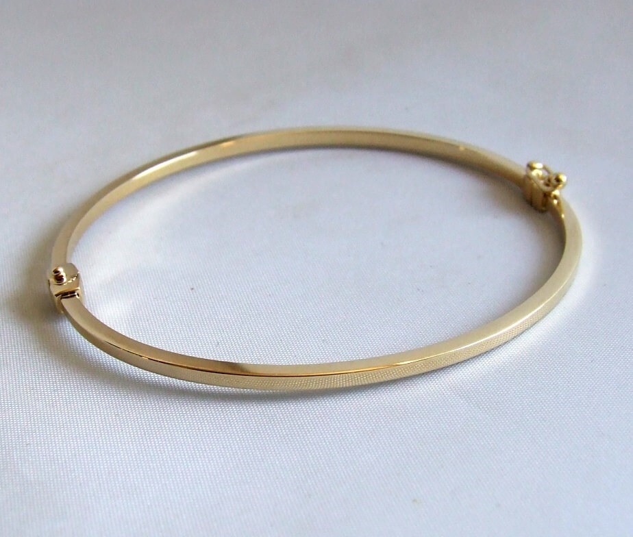 Geel gouden slavenarmband