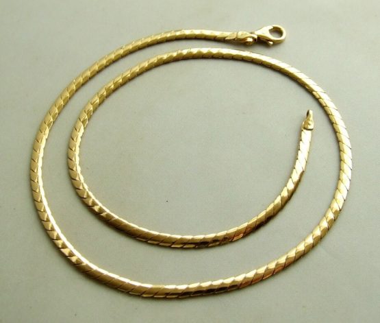 Gouden collier 42 cm