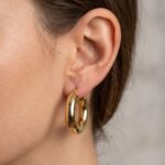 Geel goud oorbellen