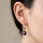 Gouden oorbellen met hangers