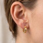 14 karaat geel gouden creolen