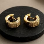 18 karaat diamanten oorbellen