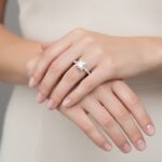 Christian prinses wit gouden ring