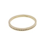 14 karaat geel gouden zirkonia ring
