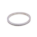 14 karaat wit gouden ring met zirkonia