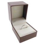 14 karaat wit gouden ring met zirkonia