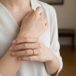 14 karaat gouden blokjes ring