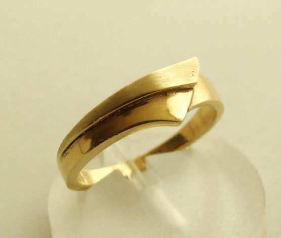 14 karaat geel gouden ring