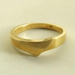 14 karaat geel gouden ring