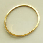 14 karaat wit- en geel gouden armband