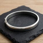 Christian 14 karaat wit gouden slavenarmband