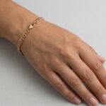 Rosé gouden armband