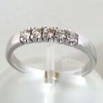Wit gouden alliance memoire ring
