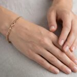 Rosé gouden armband