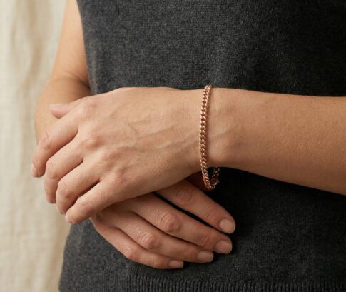Rosé gouden armband