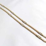 14 karaat bicolor koningsketting