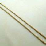 14 karaat geel gouden koningsketting