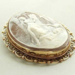 Antieke broche camee