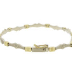 Bicolor Christian armband