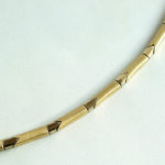 Christian bicolor gouden collier