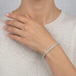 Christian wit gouden zirkonia armband