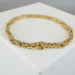14 karaat Christian gouden koningsschakel armband