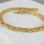 14 karaat Christian gouden koningsschakel armband