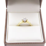 14 karaat bicolor zirkonia ring