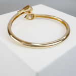 18 karaat gouden citrien en diamant armband