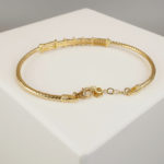 18 karaat gouden zirkonia armband