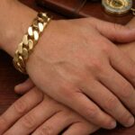 14 karaat gouden gourmette armband